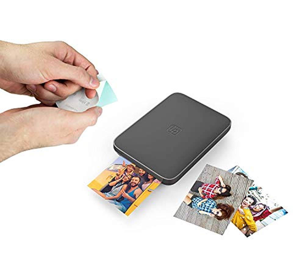 lifeprint 3x4.5 portable photo and video printer black travel kit