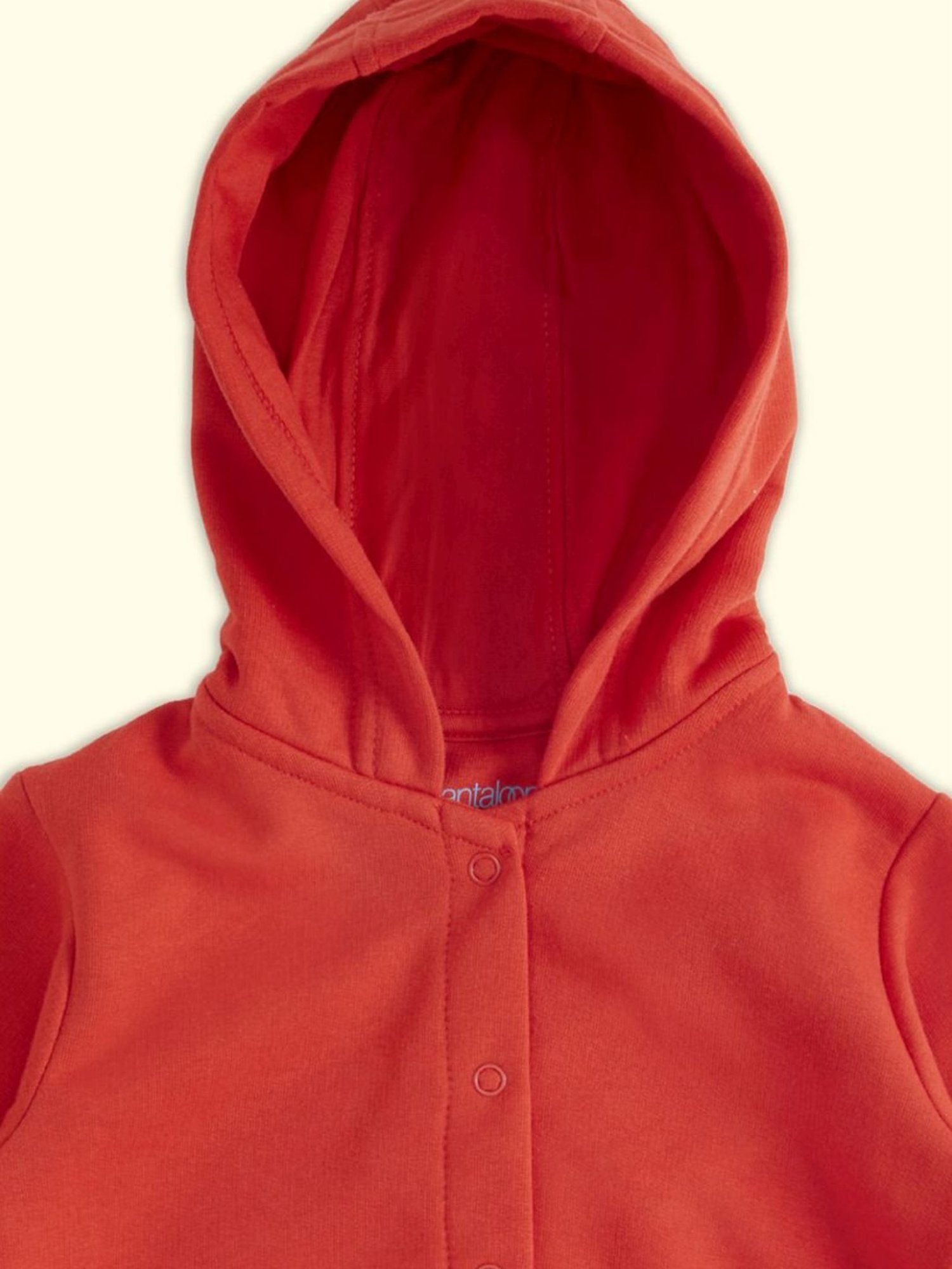 Pantaloons Baby Red Cotton Applique Full Sleeves Sweatshirt