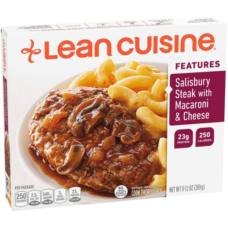 Lean Cuisine Frozen Salisbury Steak with Macaroni & Cheese - 9.5oz