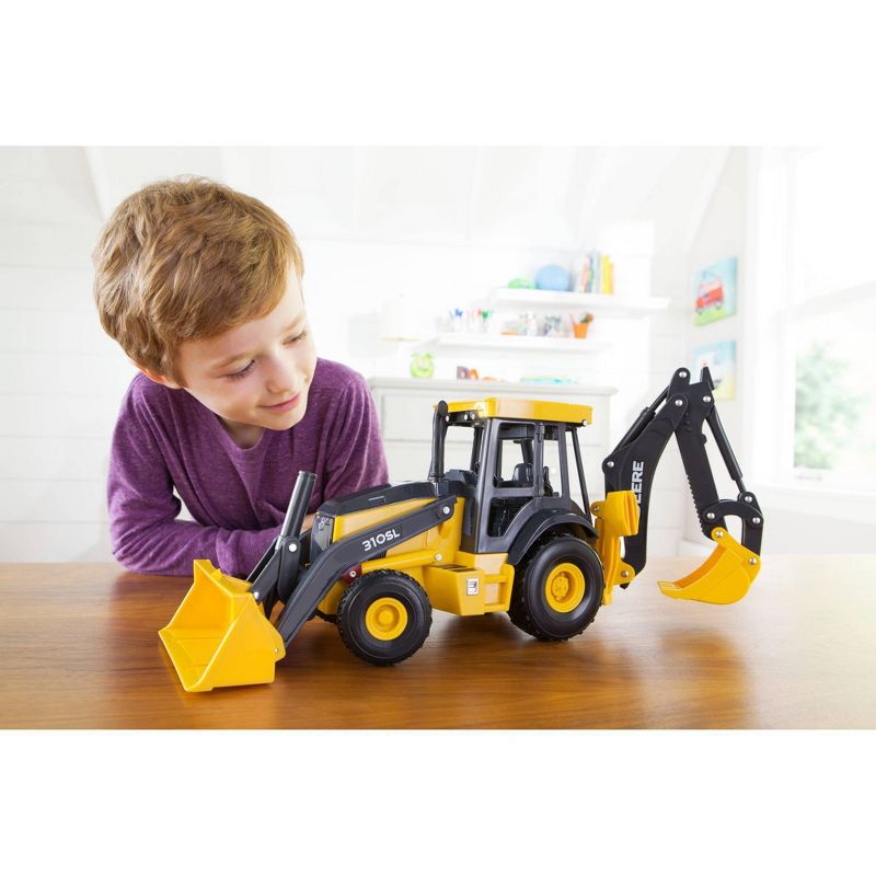 TOMY Big Farm 1:16 John Deere 310SL Backhoe Loader