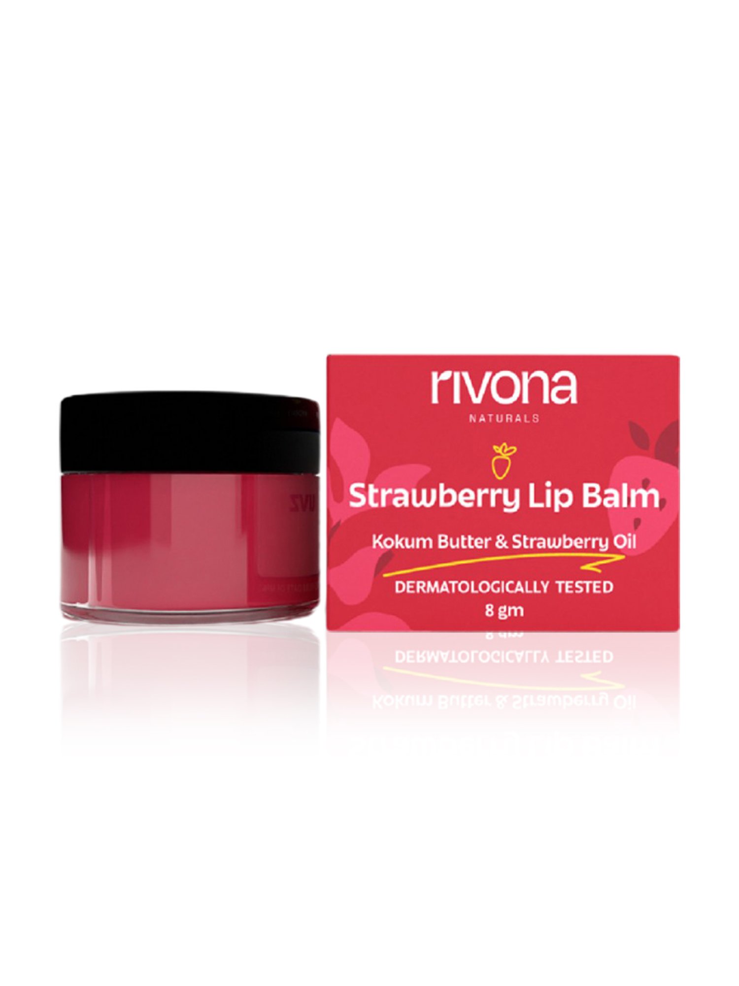 Rivona Naturals Strawberry Lip Balm - 8 gm