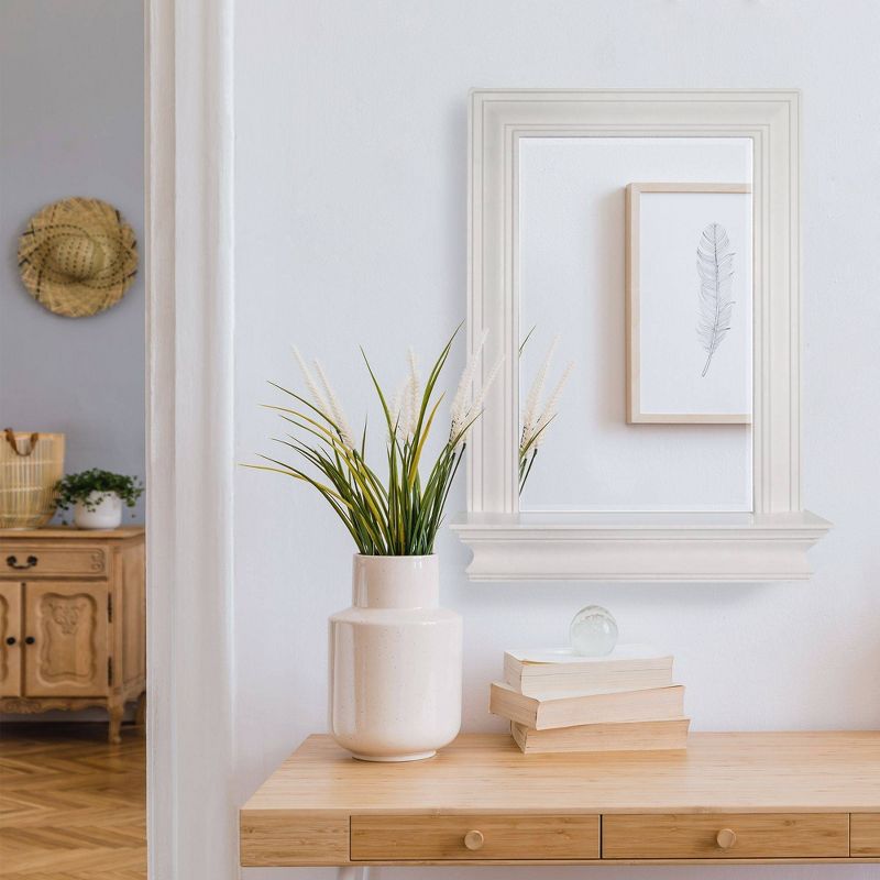 Stratford Wall Mirror with Shelf - Elegant Home Fashions