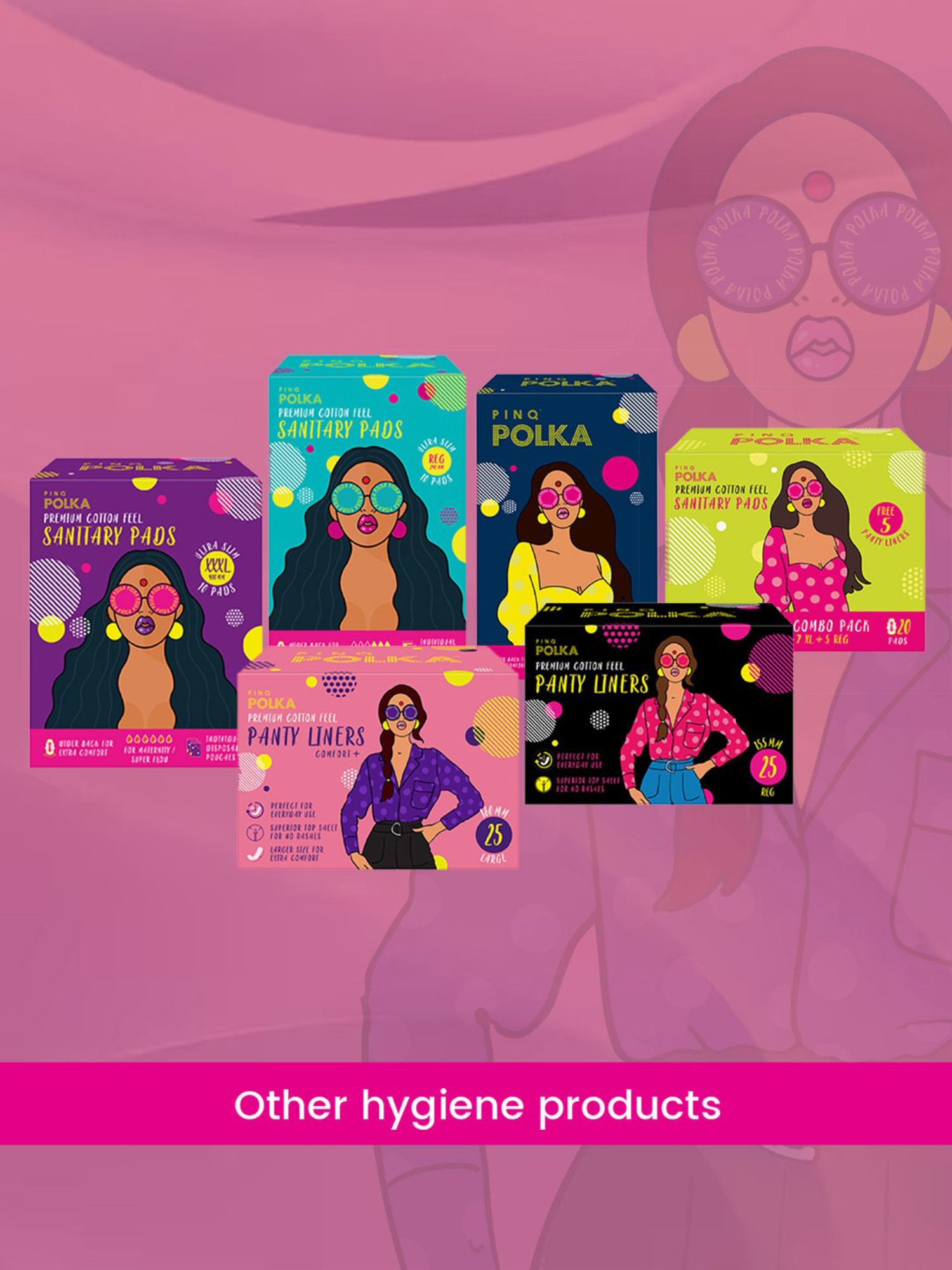 LAIQA Panty Liners (Pack of 3) XS - 60 Panty Liners