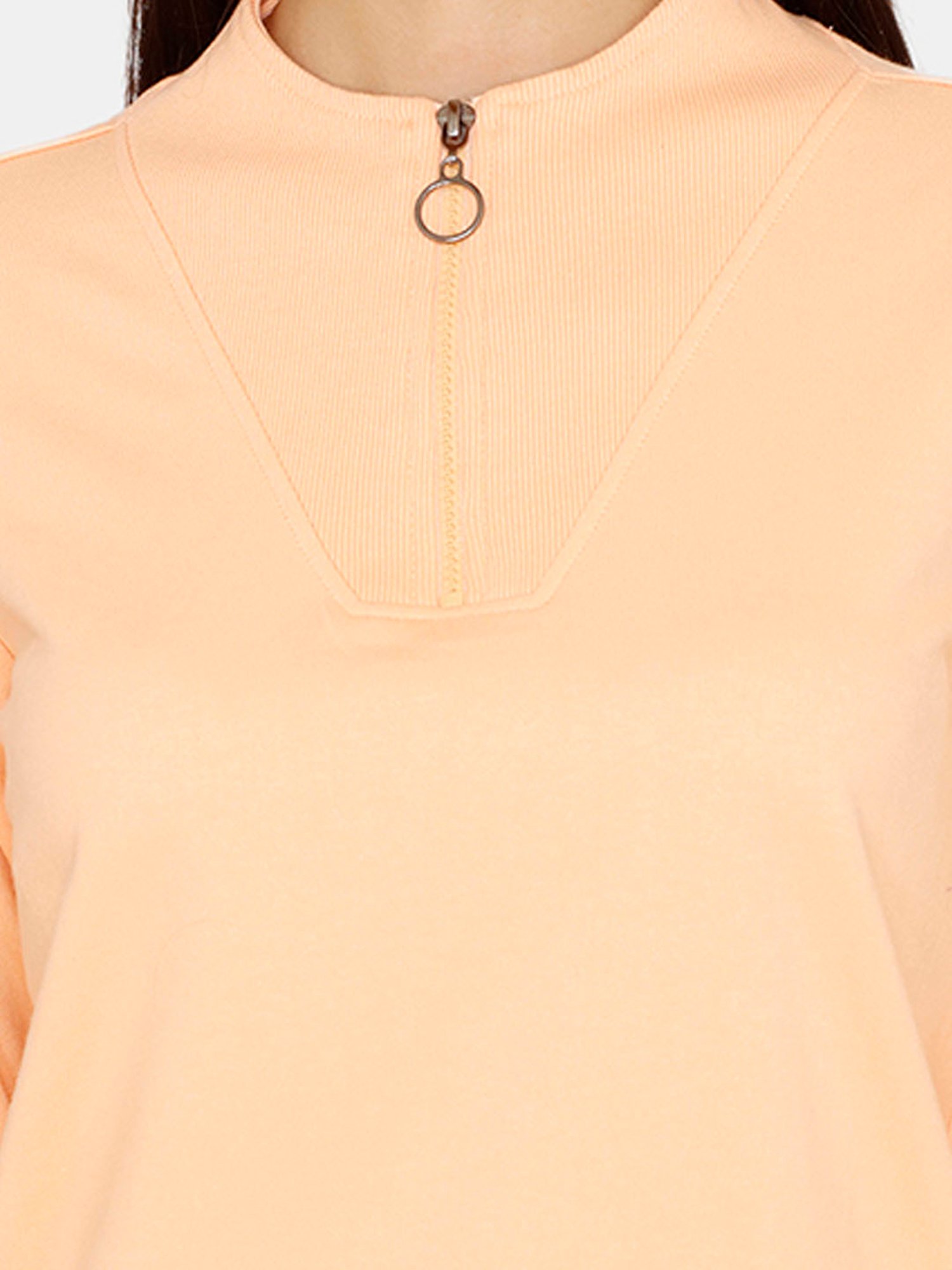 Zivame Peach Relaxed Fit Top