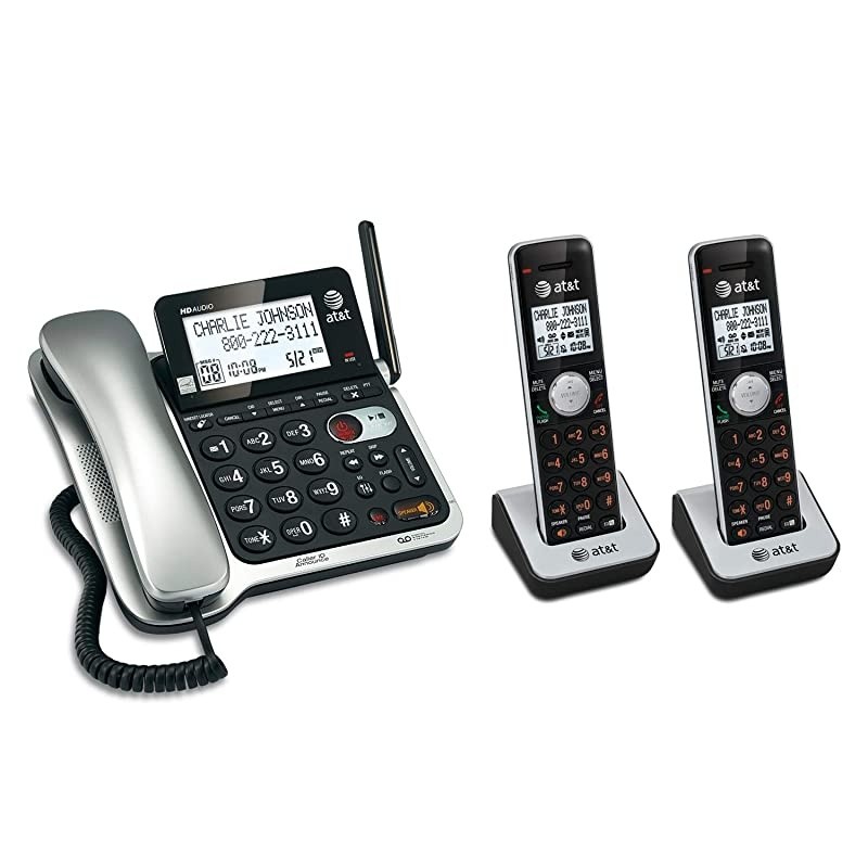 2 Handset Corded/Cordless Answering System with Caller ID/Call Waiting (CL84202)