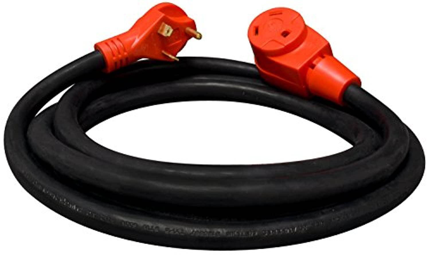 valterra a10-3010eh mighty cord 30 amp extension cord w/handle - 10', red