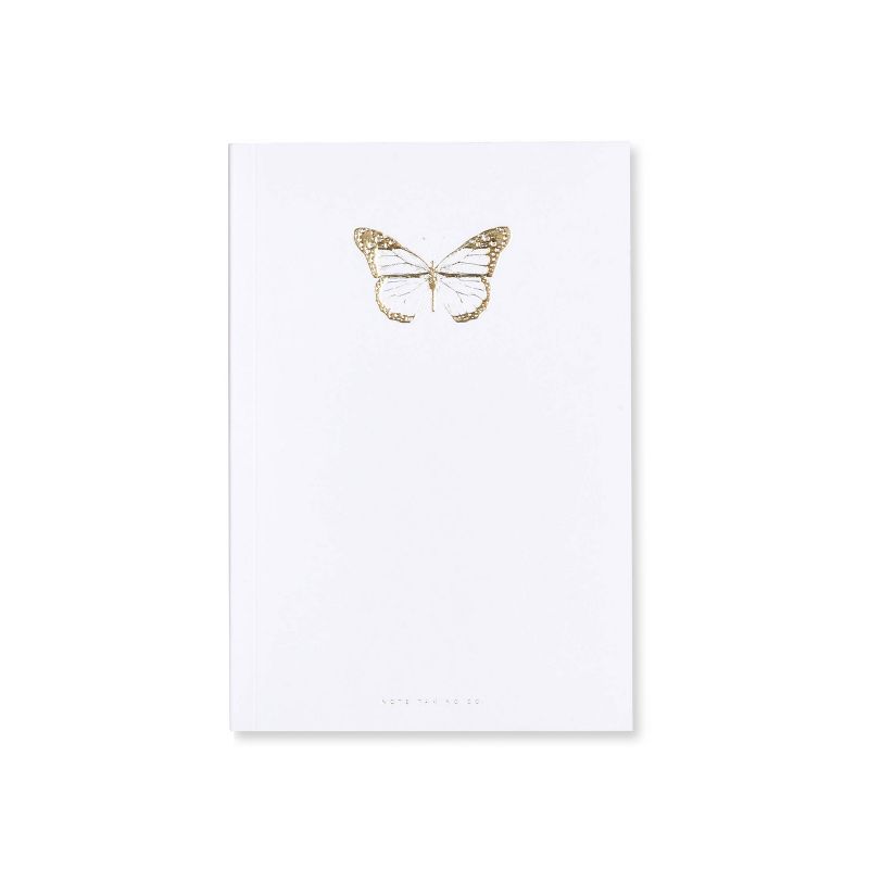 Special Lined Butterfly Composition Notebook White - West Emory