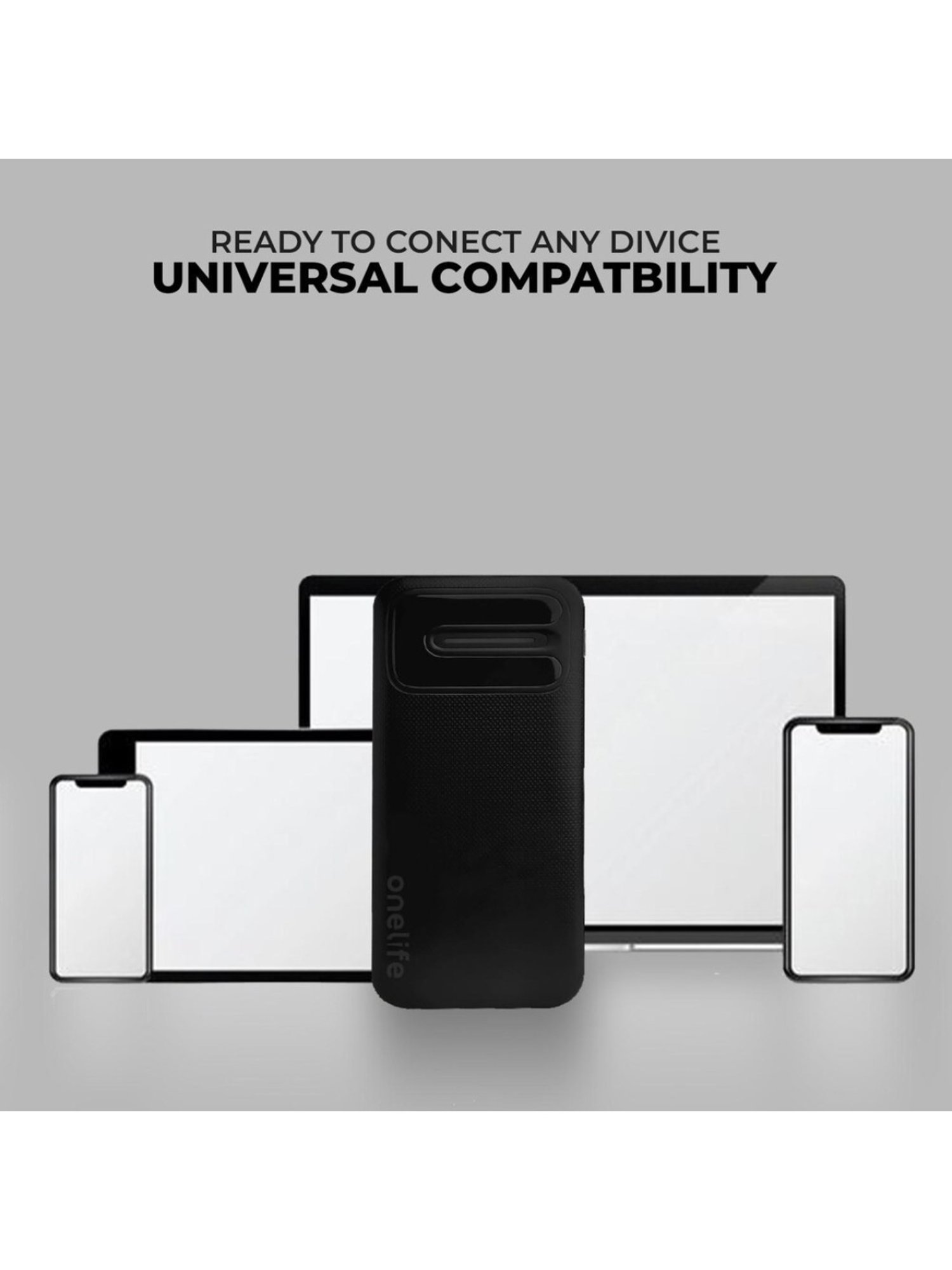 Onelife Power 07 10000 mAh Slim Power Bank (Black)