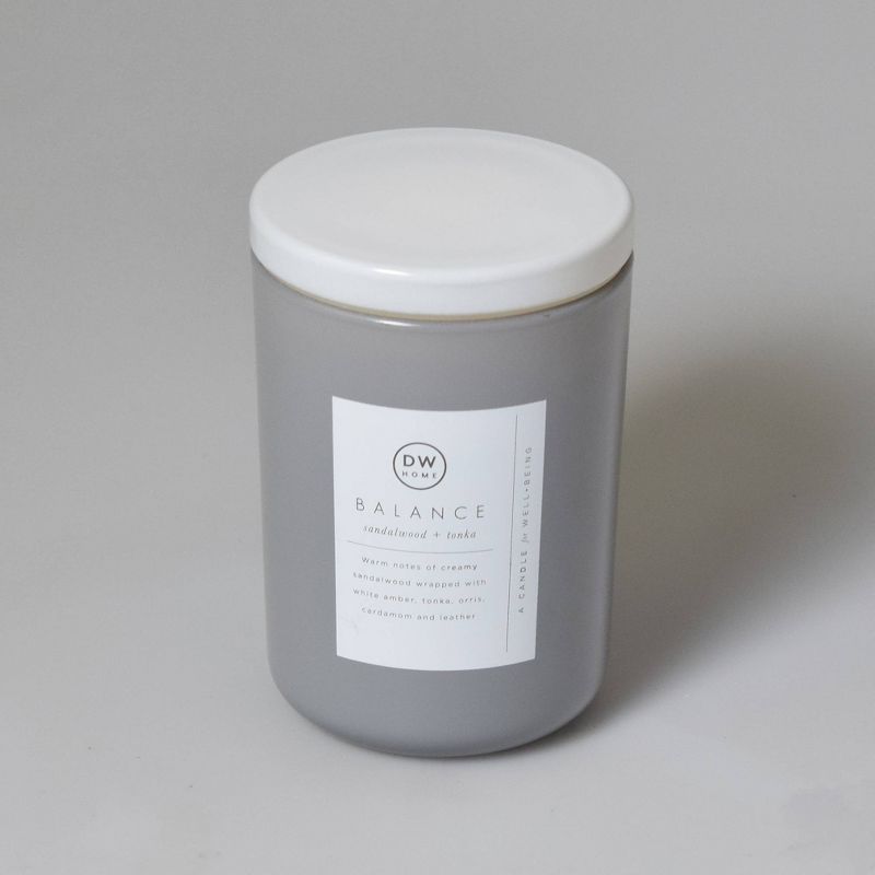 8oz Wellness Spa/Balance Sandalwood and Tonka Candle - DW Home