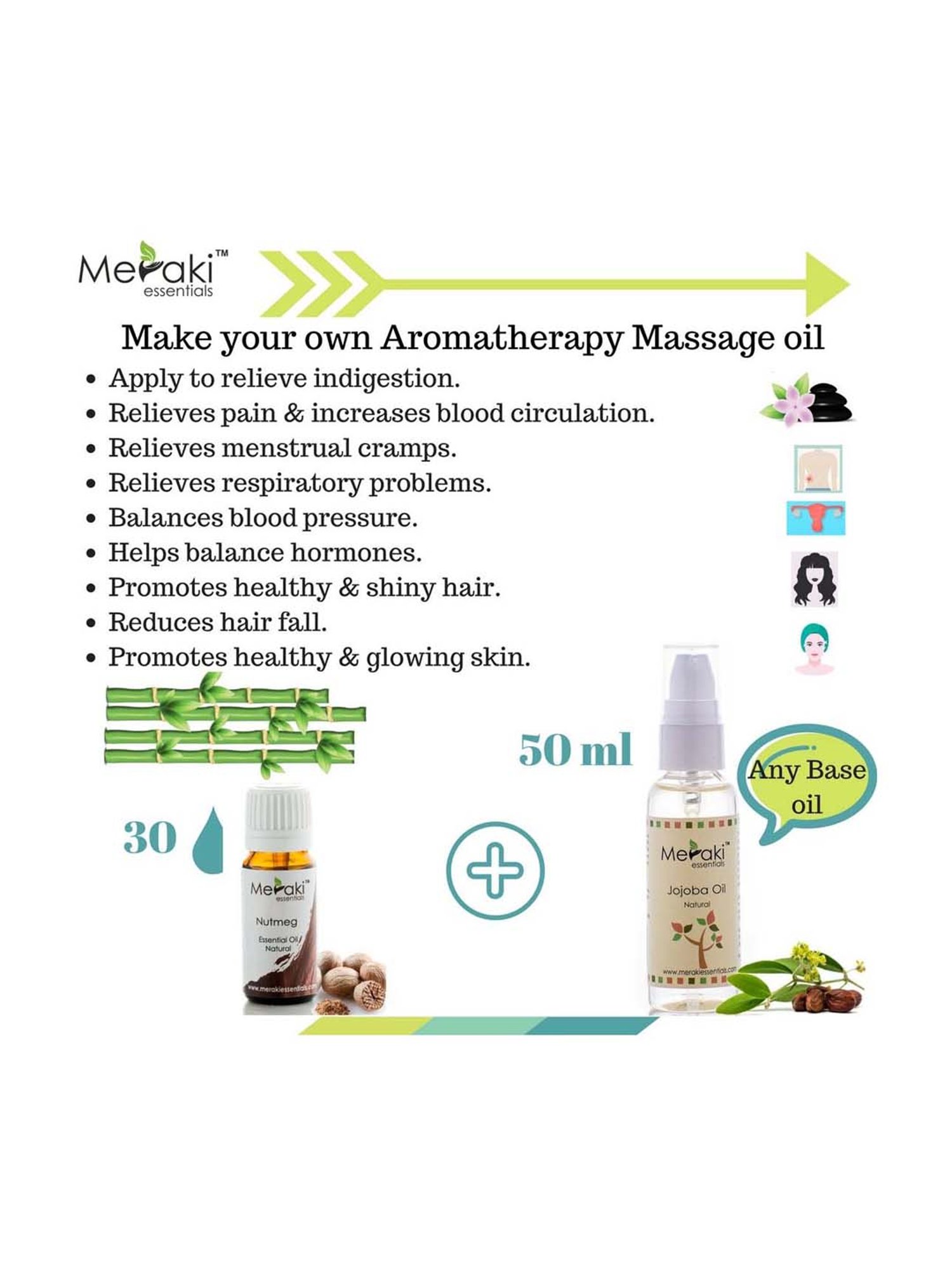 Meraki Essentials Nutmeg Essential Oil - 10 ml