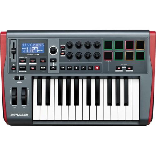 Novation Impulse 25 USB/MIDI 25-Key Keyboard Controller