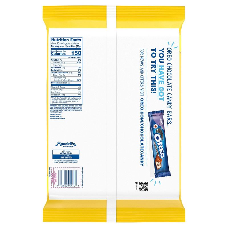 Oreo Golden Double Stuff Sandwich Cookies Family Size - 20oz