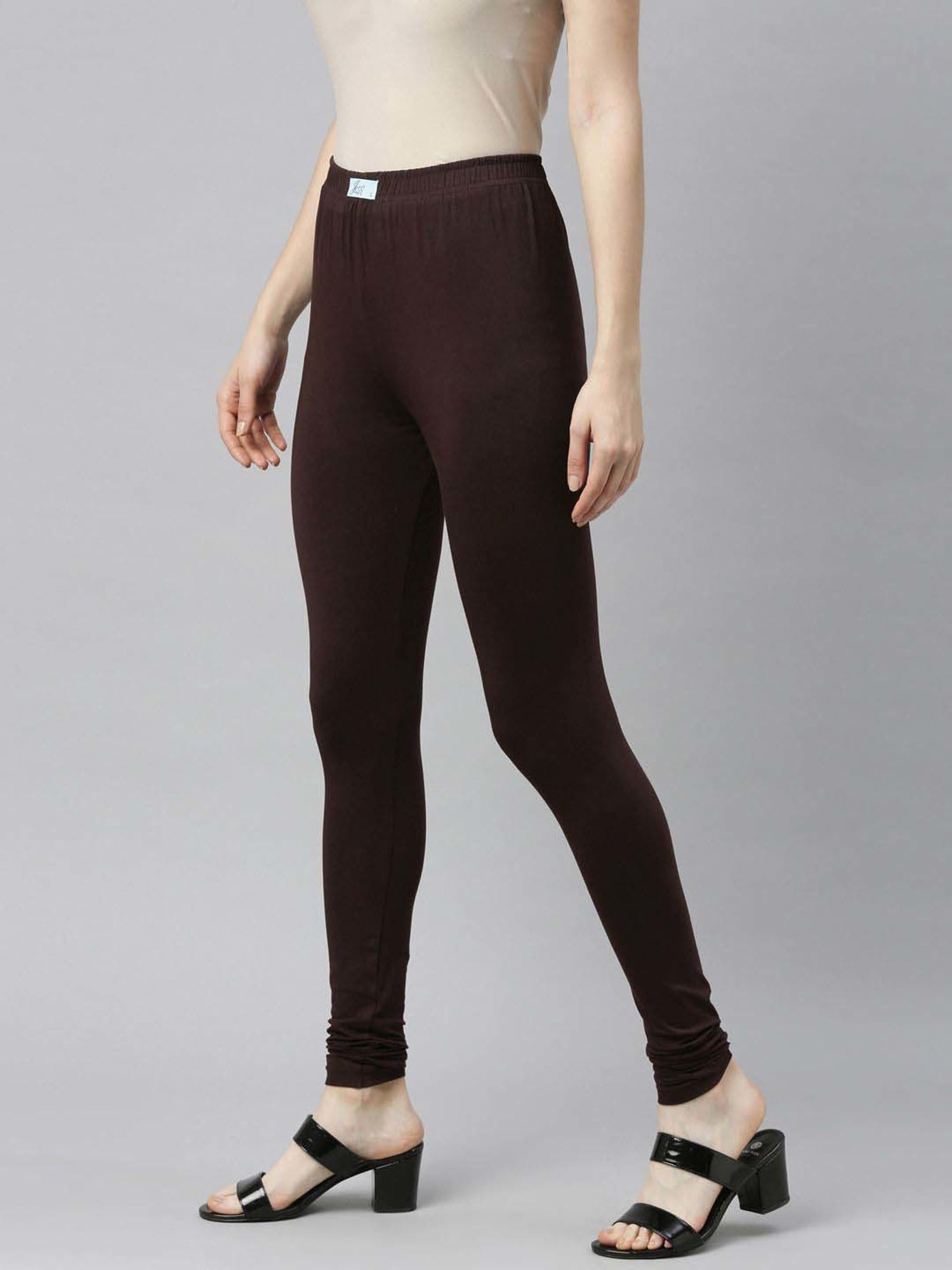 JCSS Coffee Brown Cotton Leggings