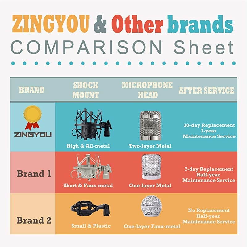 Condenser Microphone Bundle, BM-800 PC Microphone Professional Cardioid Studio Mic Set with Mic Suspension Scissor Arm, Shock Mount and Pop Filter for Studio Recording & Broadcasting (Aurora R