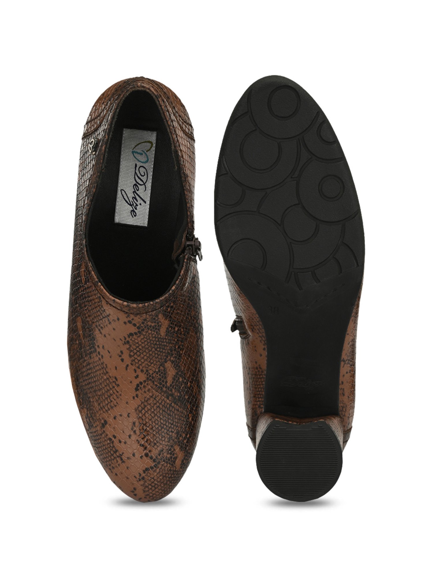 Delize Women's Brown Casual Booties