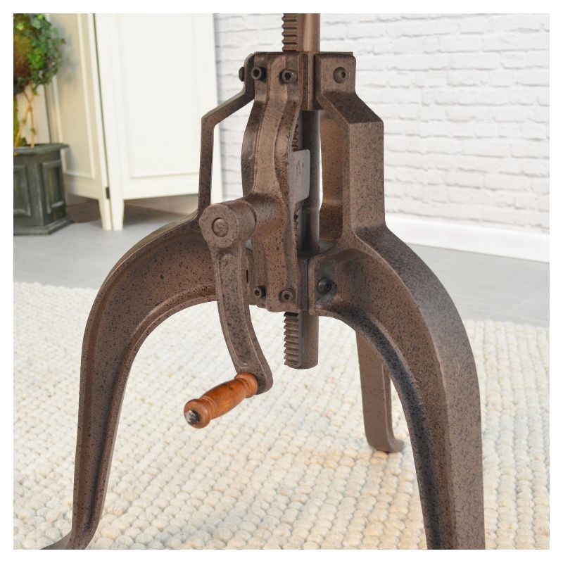 Mundra Adjustable Crank Dining Table - Carolina Cottage