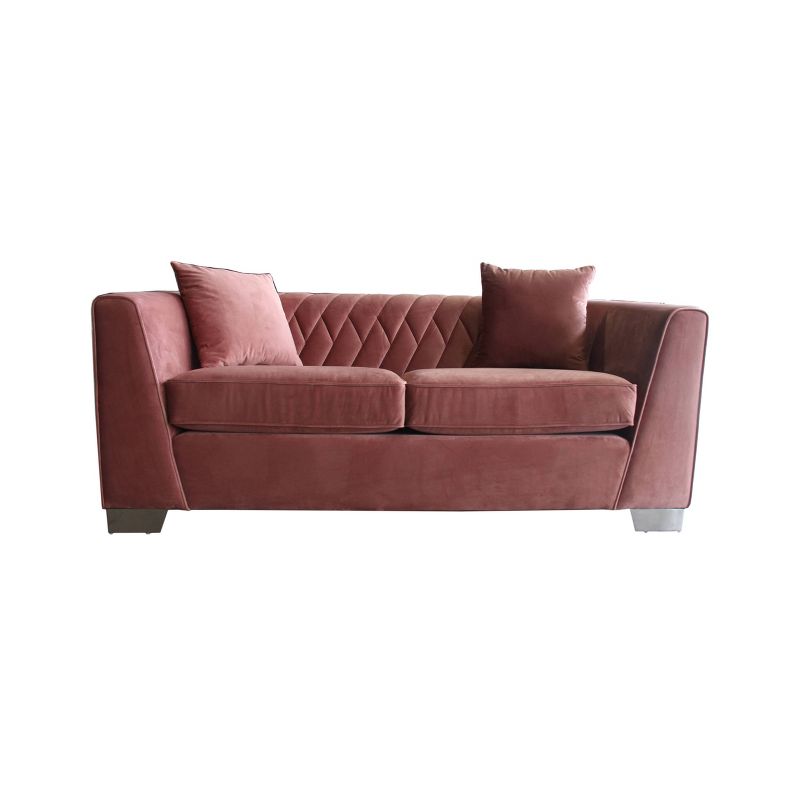 Ali Upholstered Loveseat Dark Shadow Blue - HOMES: Inside + Out