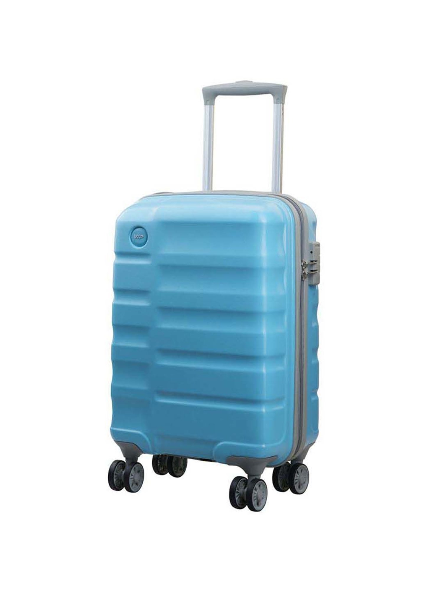 VIP Ceptor-pro Oscar Blue Textured Hard Cabin Trolley Bag - 36.5 cm