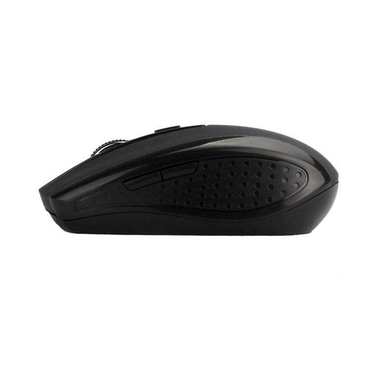 Adjustable 1600DPI 2.4G Optical Wireless Mouse Mice For Laptop PC BK
