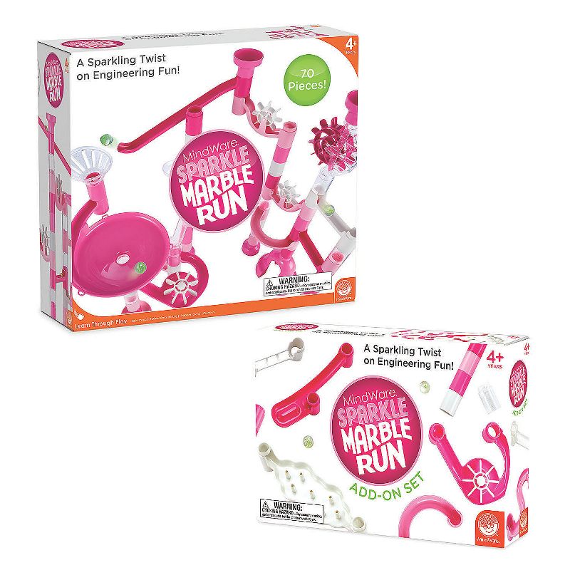 MindWare Sparkle Marble Run 70 Plus Add-On Set - Building