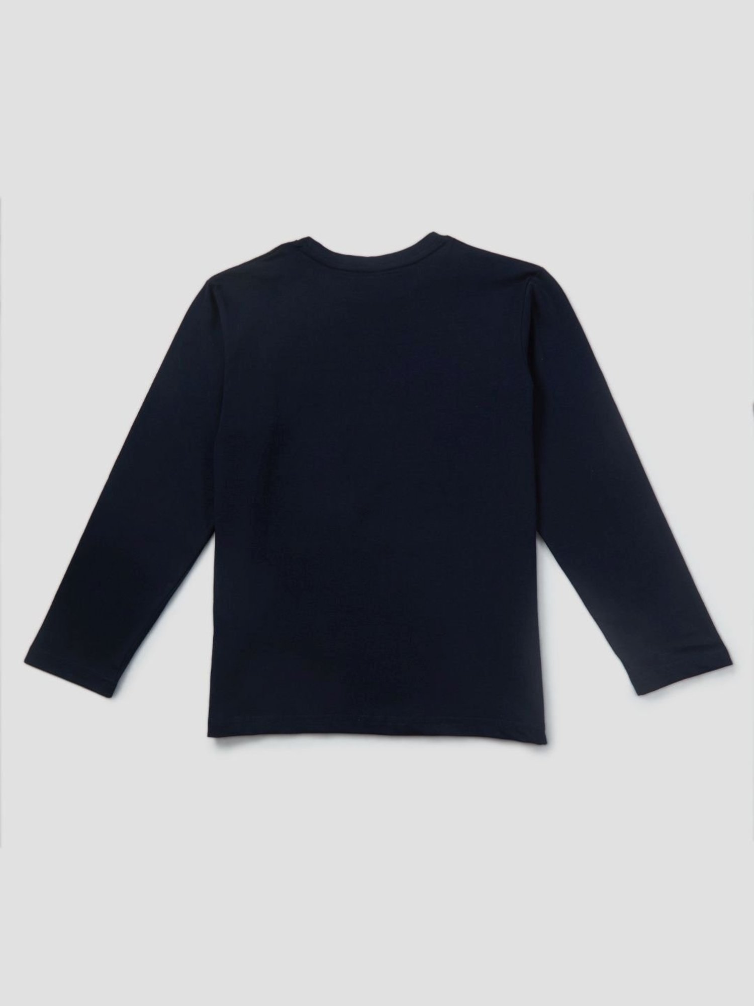 Gini & Jony Kids Blue Cotton Printed T-Shirt