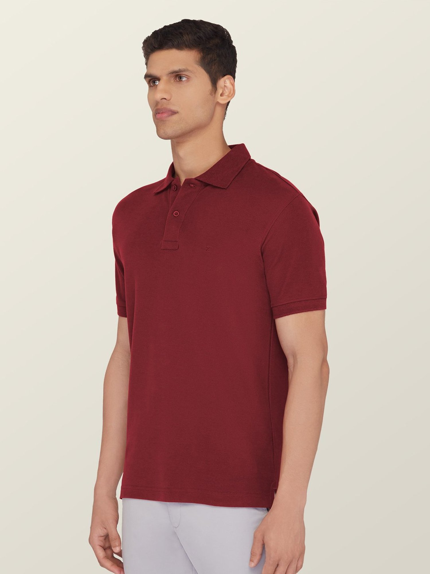 XYXX Maroon Polo T-Shirt