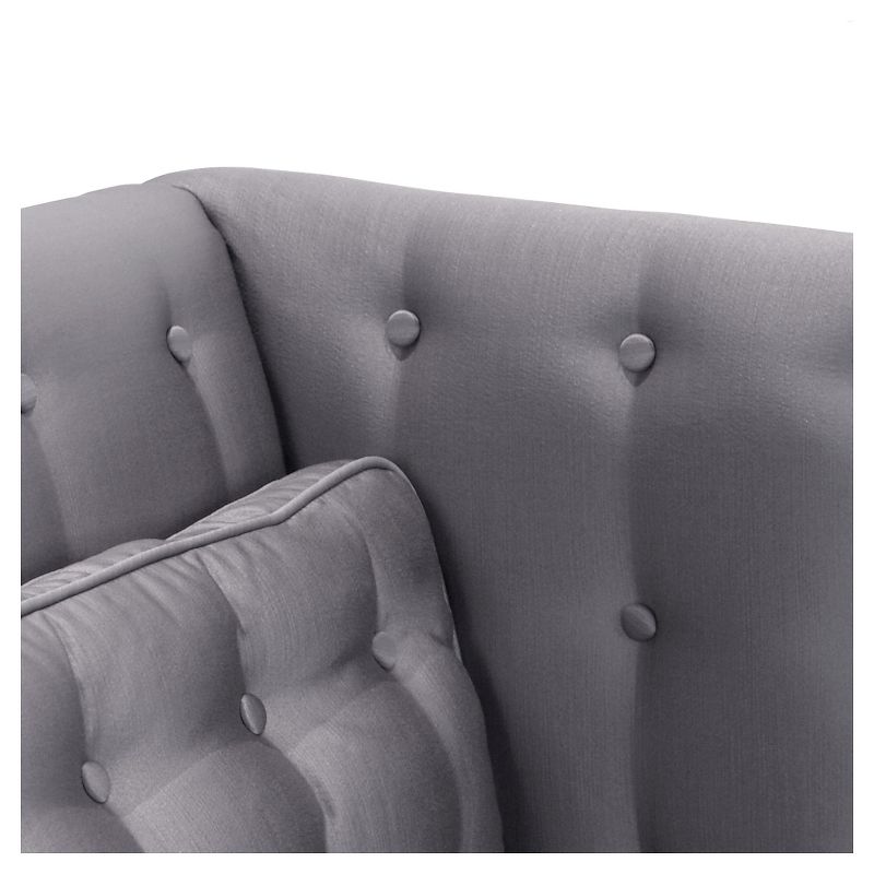 Armen Living Chatham Bench - Purple Velvet