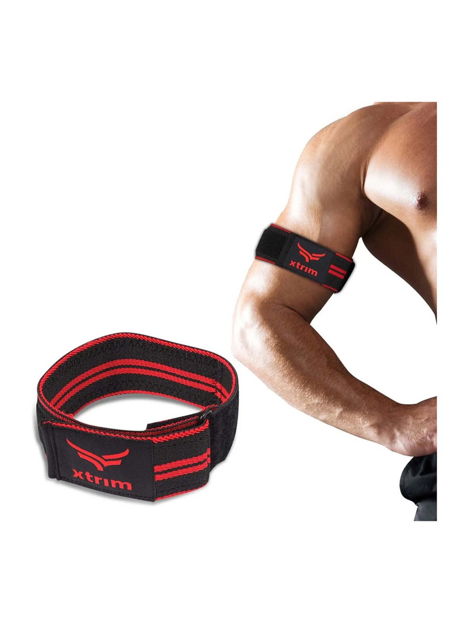 Xtrim Elastic BFR Band (Red)