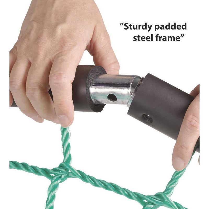 HearthSong Deluxe Platform Tree Swing for Kids with Nylon Rope and Padded Steel Frame