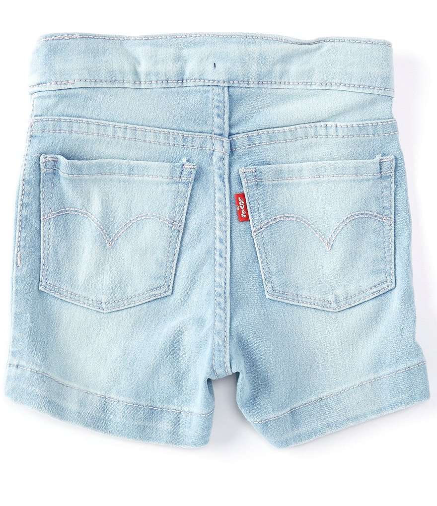 Levi's&reg; Little Girls 2T-6X Pull-On Shorty Denim Shorts