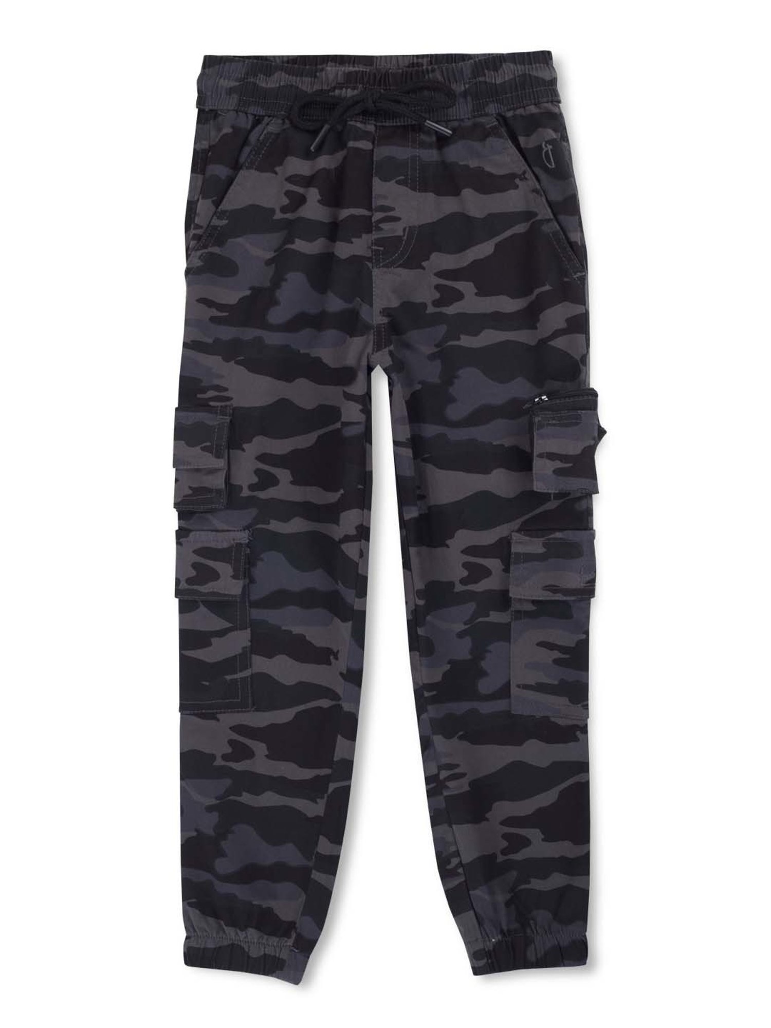 Gini & Jony Boys Grey Camouflage Trousers