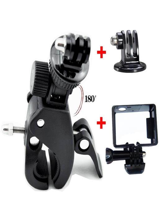 Fast Clip Release Bike Handbar Mount Dia 17-35MM Bar + Tripod Mount + Standard Border Frame Mount for GoPro HD HERO 3