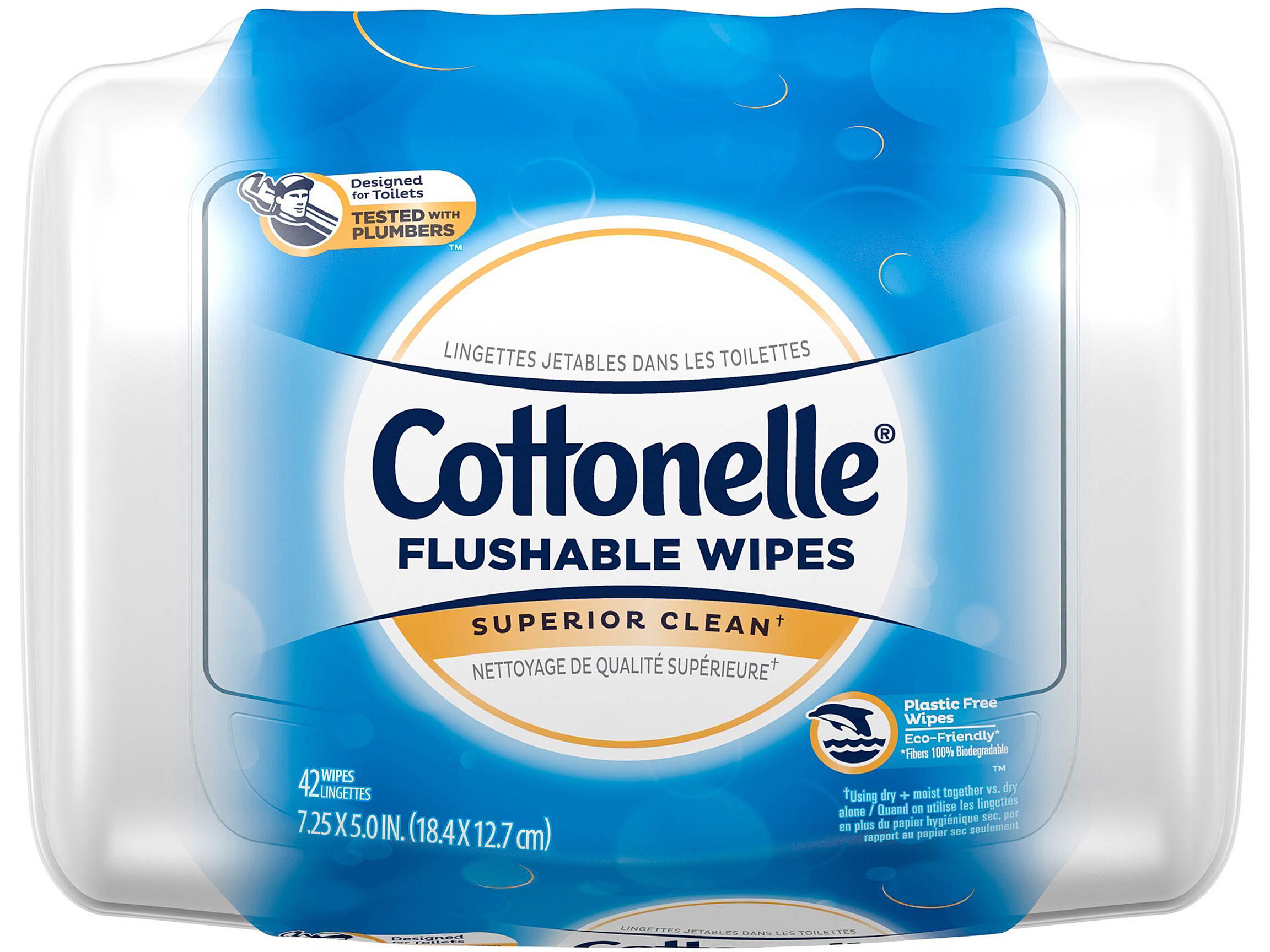 Kimberly-Clark Professional 36734CT Cottonelle Flushable Wet Wipes