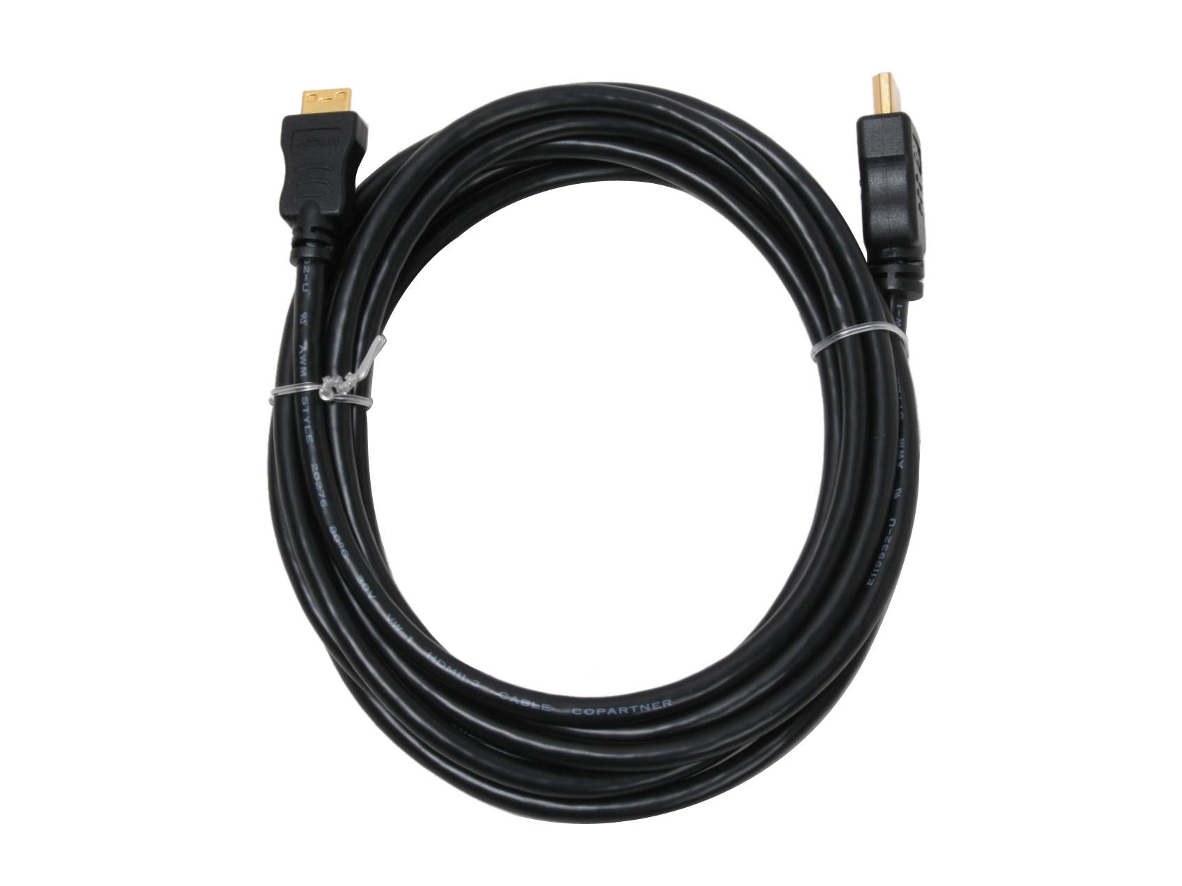 AMC HDM-HM03MPH 9.84 ft. (3.0 m) Gold Series HDMI/Mini HDMI Cable