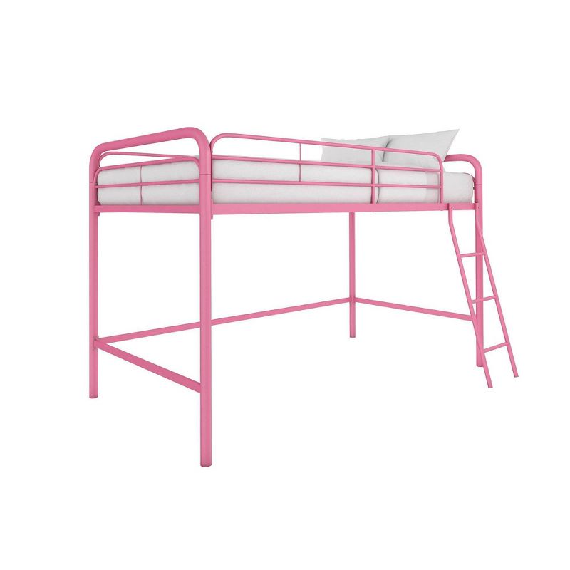 Adeline Junior Metal Loft Bed Pink - Room & Joy