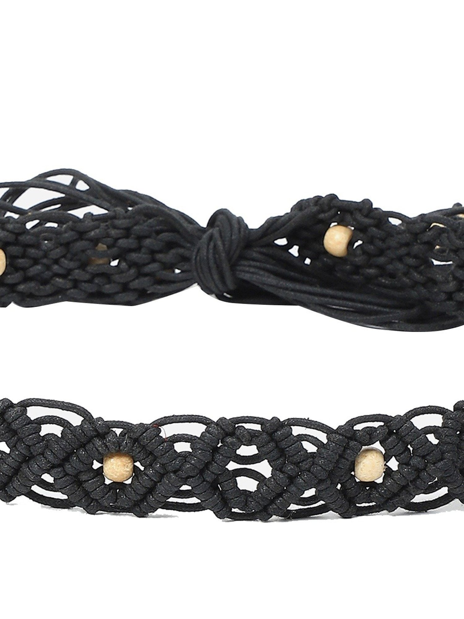 aarke Ritu Kumar Black Embellished Belt for Women