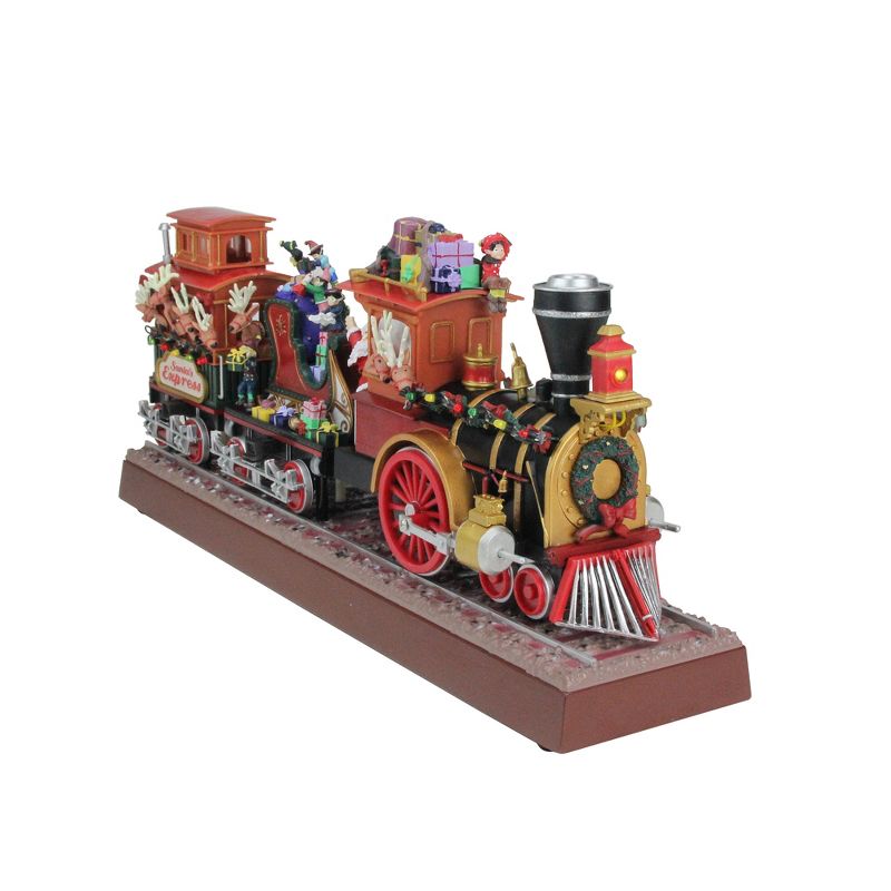 Mr. Christmas Red and Brown Animated Musical Lighted Santa's Express Decoration