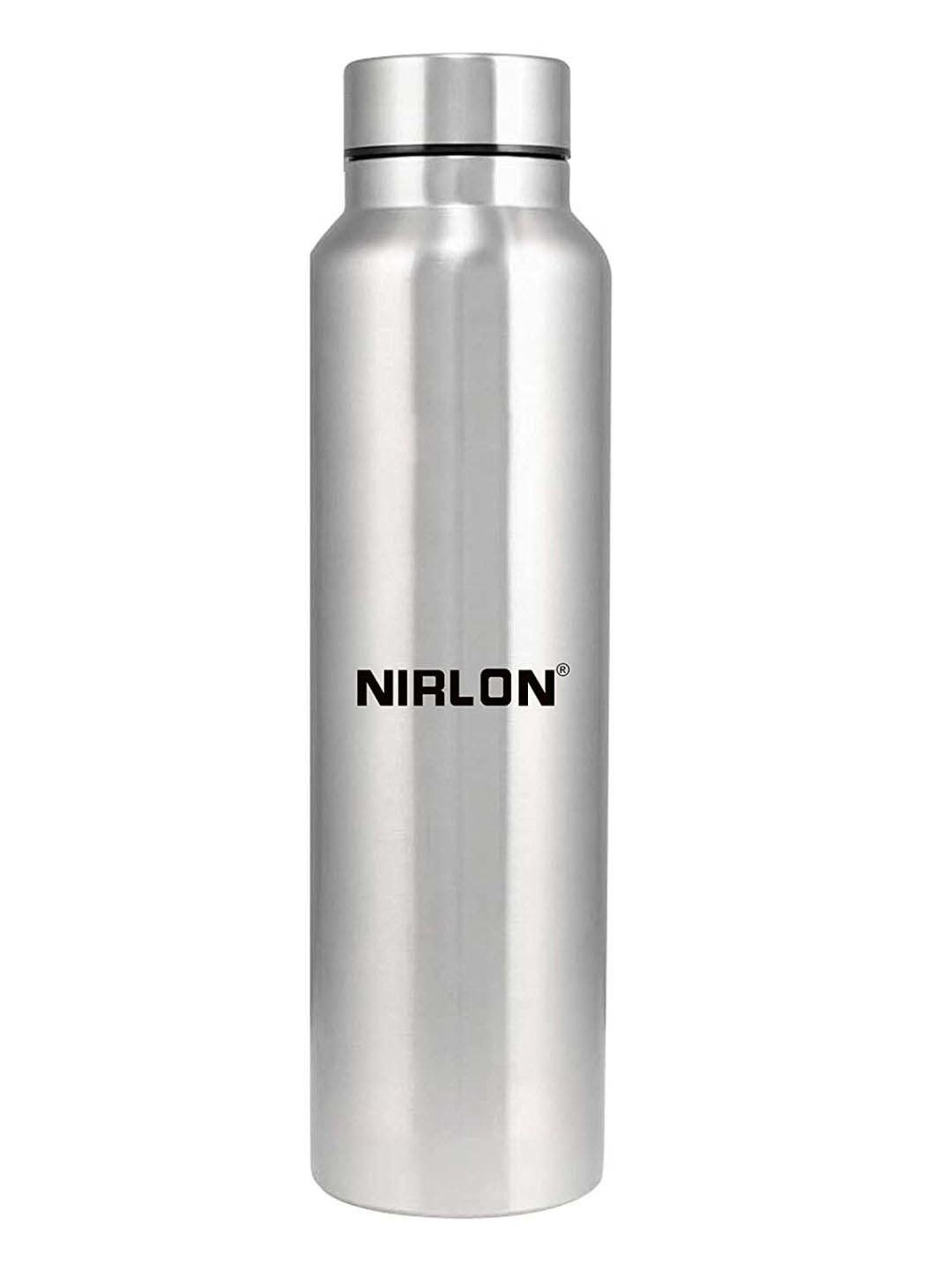 Nirlon Thirst Cool Silver Stainless Steel Water Bottle (1 L) - Set of 3