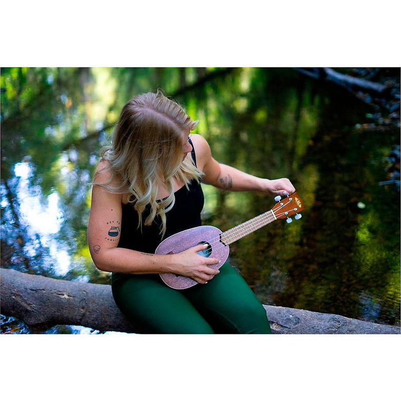 Kala Mahogany Soprano Pineapple Ukulele Satin Natural