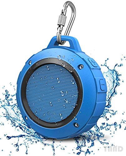 Outdoor waterproof Bluetooth speaker Wireless portable mini shower travel speaker with subwoofer, enhanced bass and built-in microphone, suitable for sports, swimming pool, beach, hiking and camping