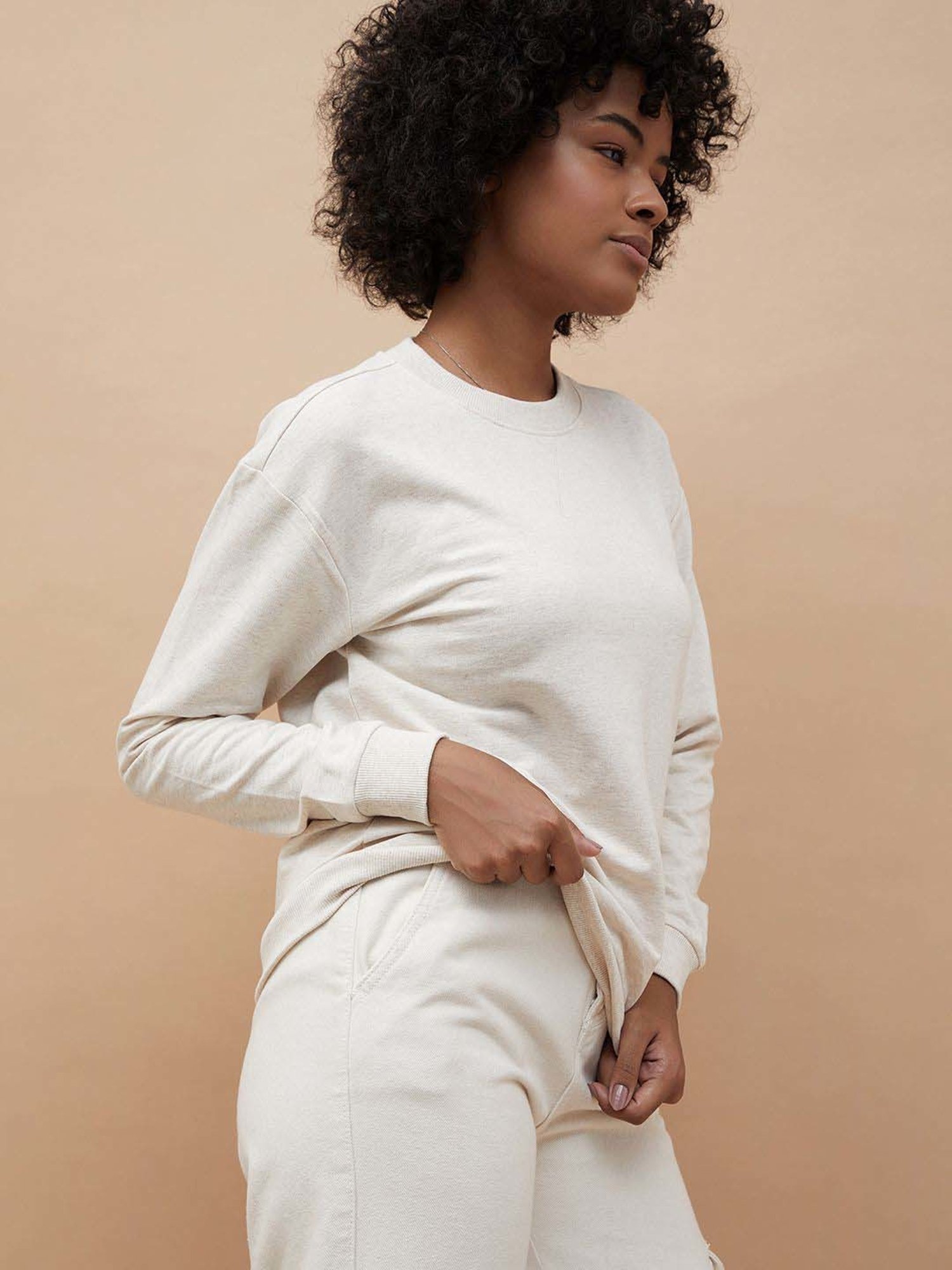 Fame Forever by Lifestyle Off White Cotton Regular Fit Top