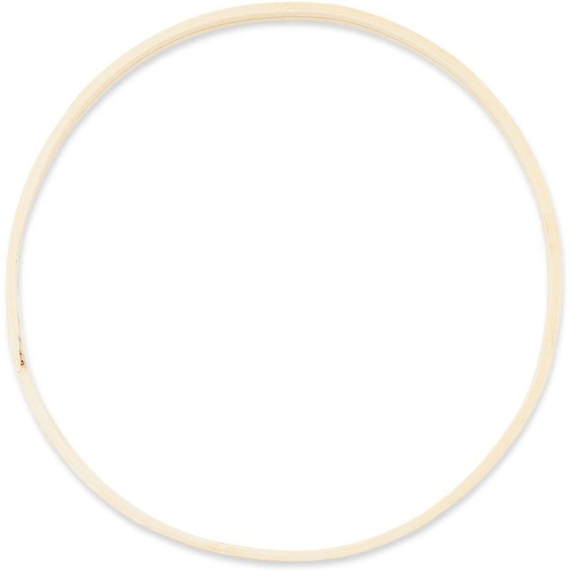 Bright Creations 12 Pack Bamboo Rings for Arts and Crafts, Macrame, and Dreamcatchers (9 in)