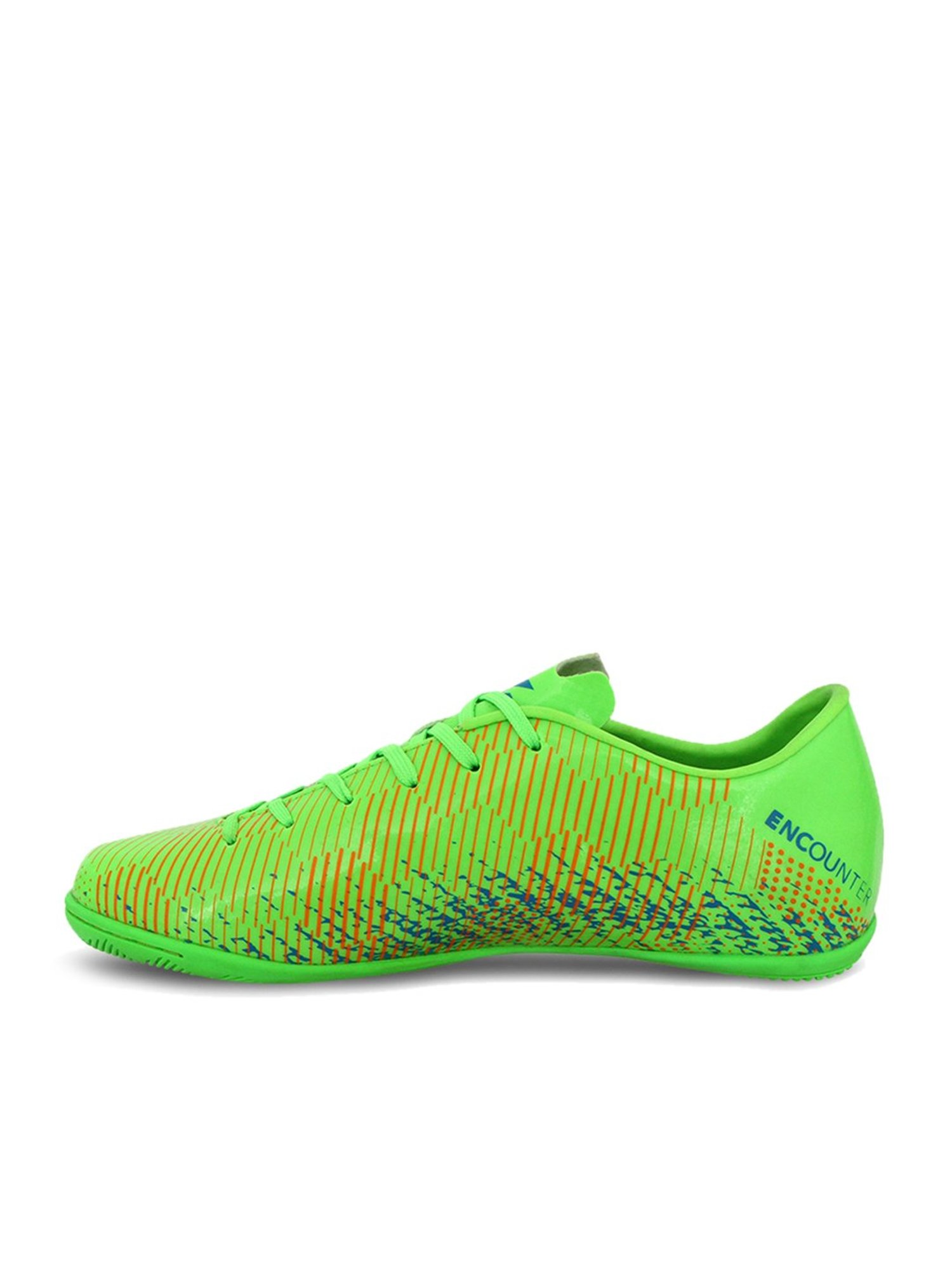 Nivia Men's Encounter 9.0 Futsal Neon Football Shoes