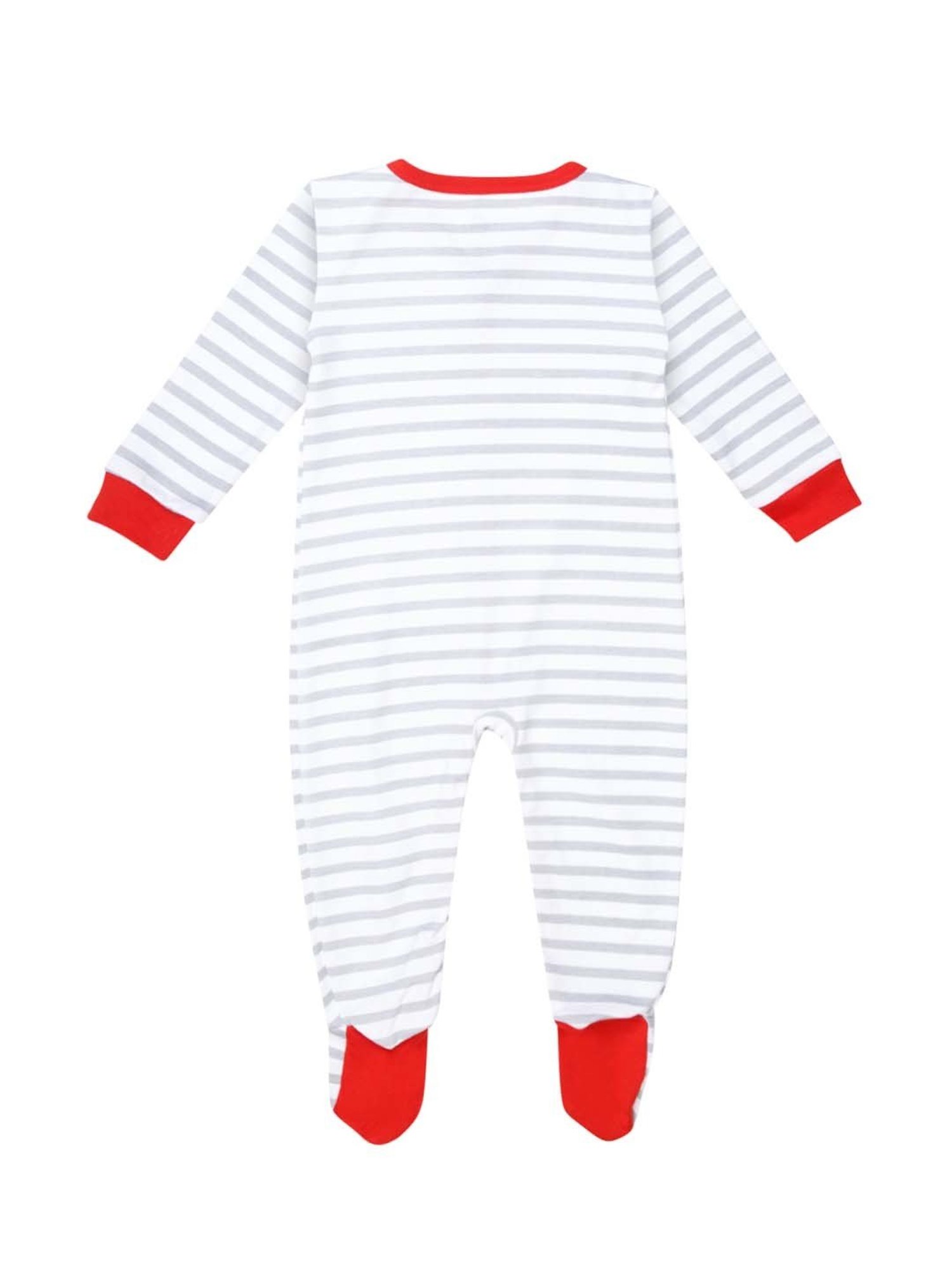 Ed-a-Mamma Baby Pink & White Printed Bodysuit (Pack Of 2)