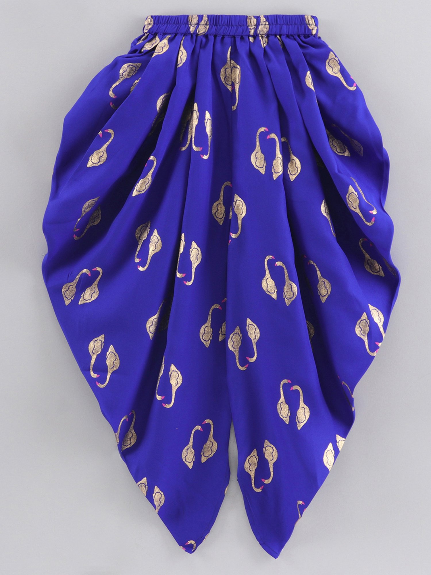 TWISHA Kids Multicolor Embellished Top with Dhoti