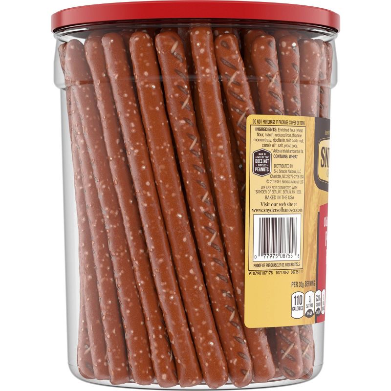 Snyder's of Hanover Old Fashioned Pretzel Rods - 27oz
