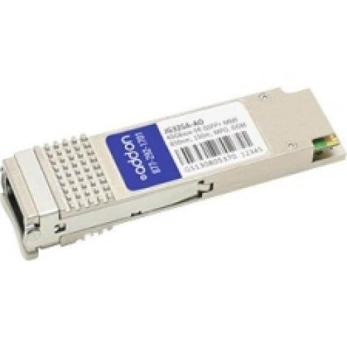 Addon Hp Jg325a Compatible Taa Compliant 40Gbase-Sr4 Qsfp+ Transceiver (Mmf 850Nm 150M Mpo Dom)