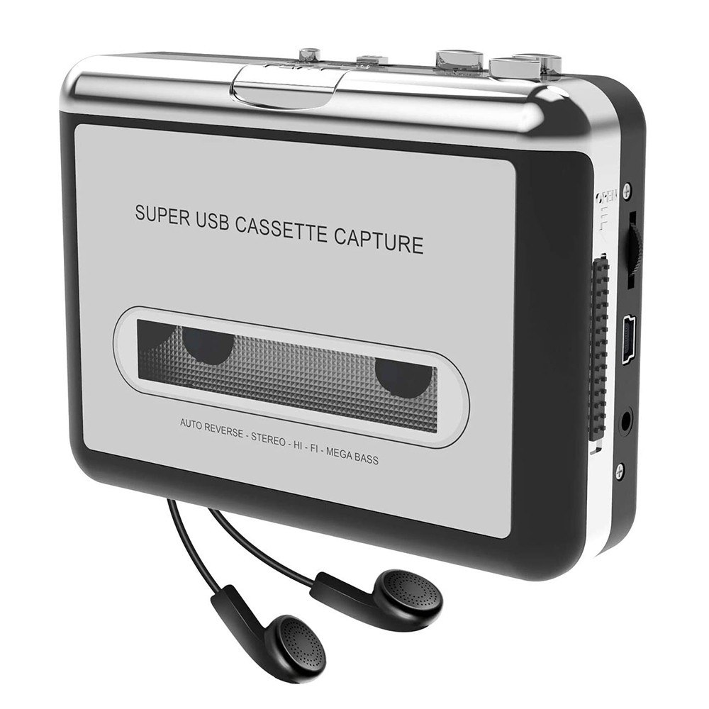 USB Cassette Capture Convert Tapes to MP3/CD