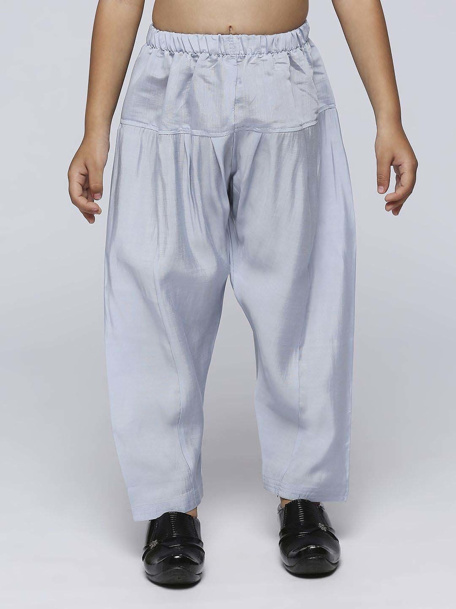 Kids Island Boys Blue Printed Full Sleeves Kurta Set