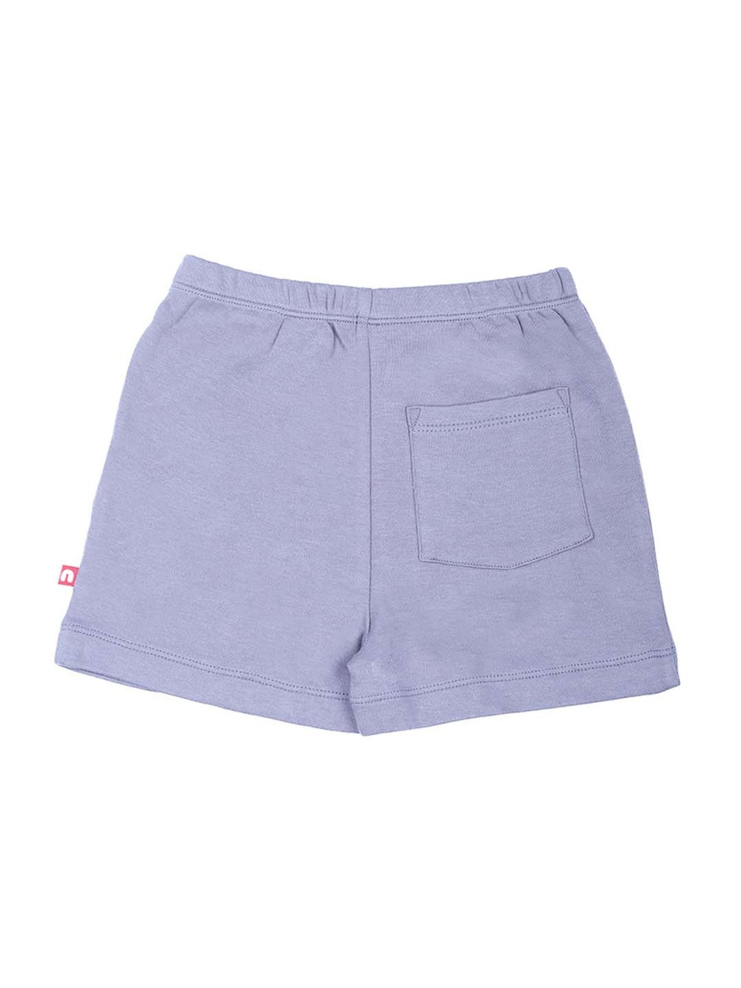 Nino Bambino Kids Blue & White Cotton Regular Fit Shorts (Pack of 2)